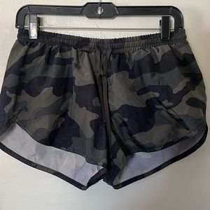 camouflage running shorts